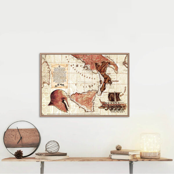 Gift Box con Amaro Milone 70cl + Mappa Kroton Capitale